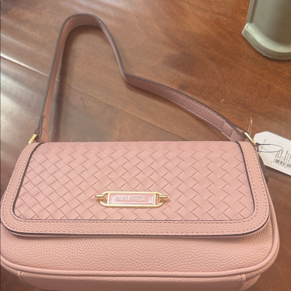 Pink Woven Women's Bag
